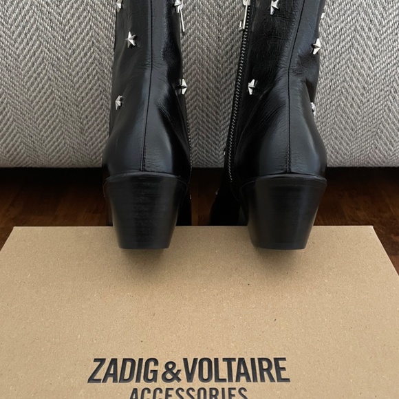 New with Tag Zadig & Voltaire black ankle boots - Picture 7 of 10